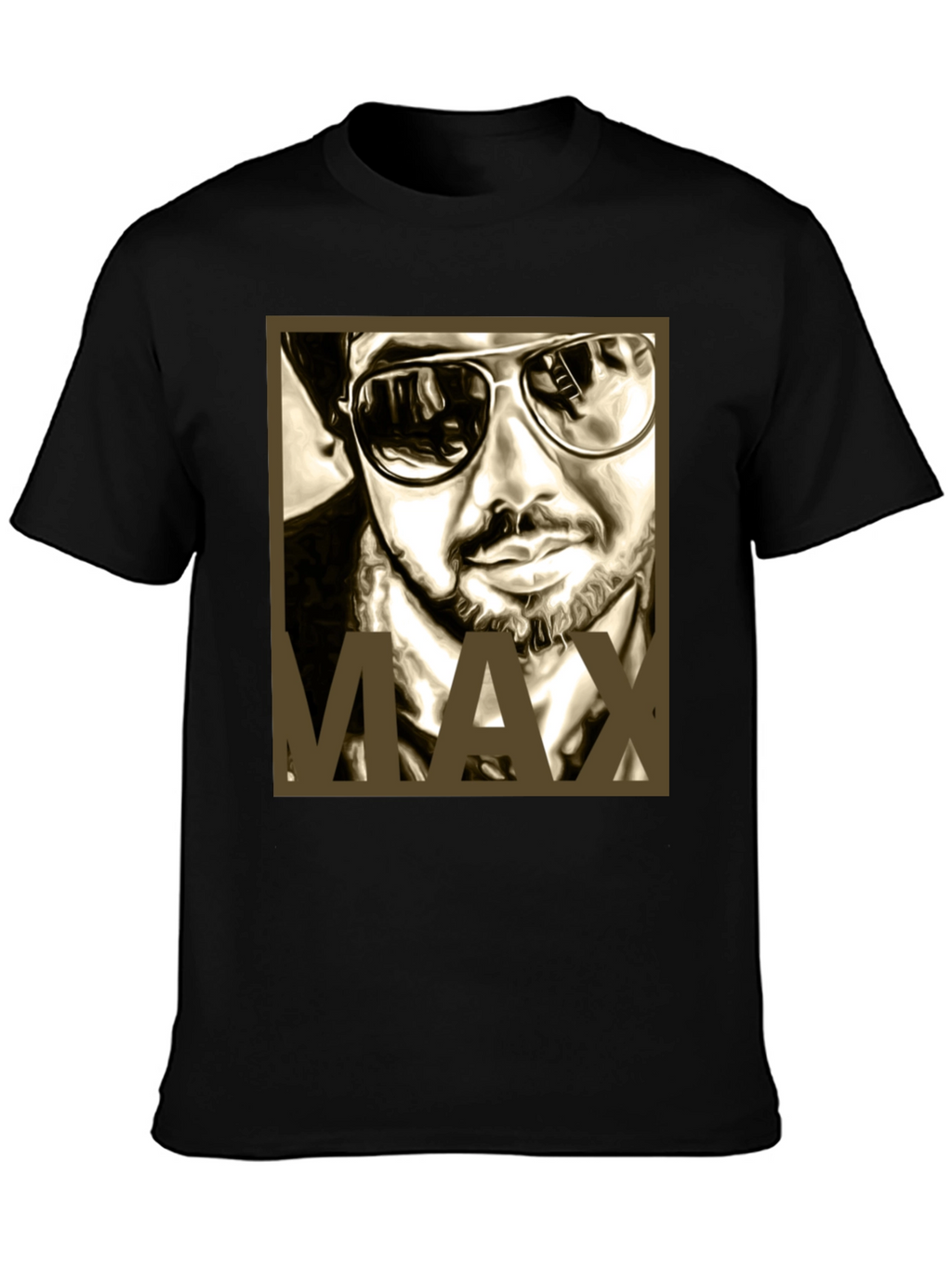 Cool MAX Graphic Black T-Shirt