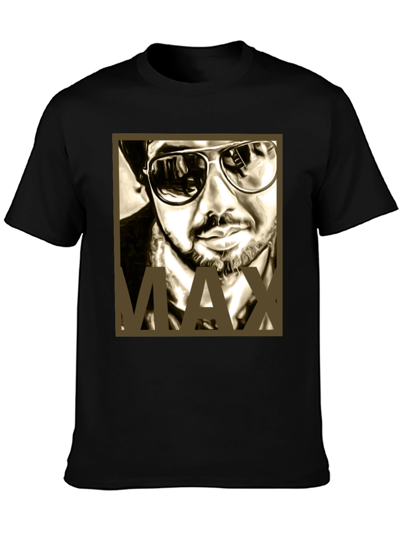 Cool MAX Graphic Black T-Shirt