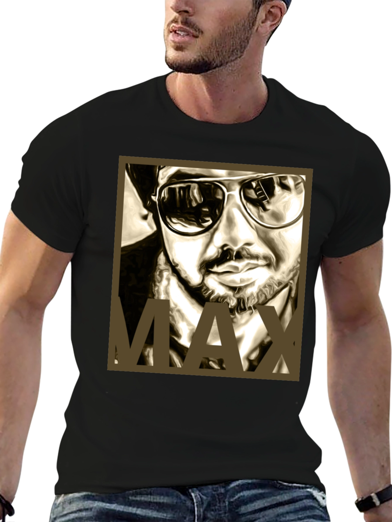 Cool MAX Graphic Black T-Shirt