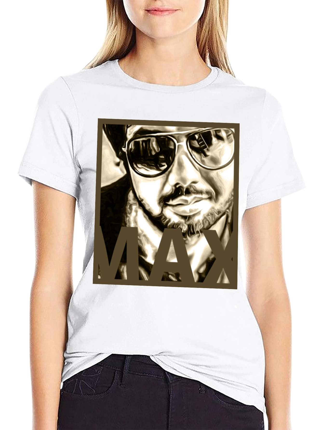 Cool MAX Graphic Black T-Shirt