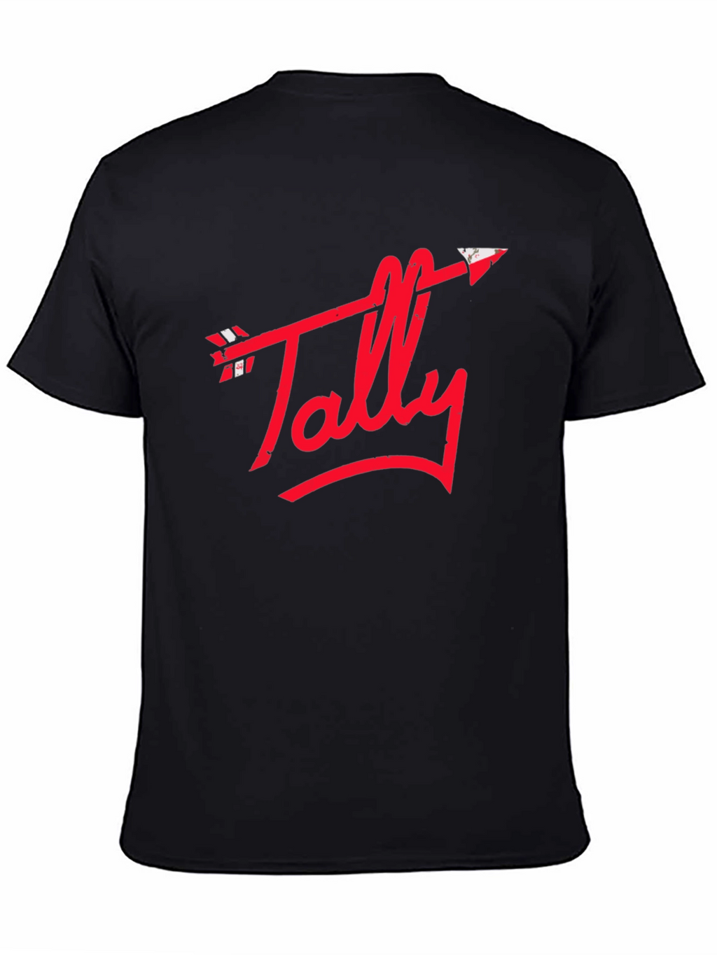 Tally Arrow Graphic Tee - Black Casual T-Shirt