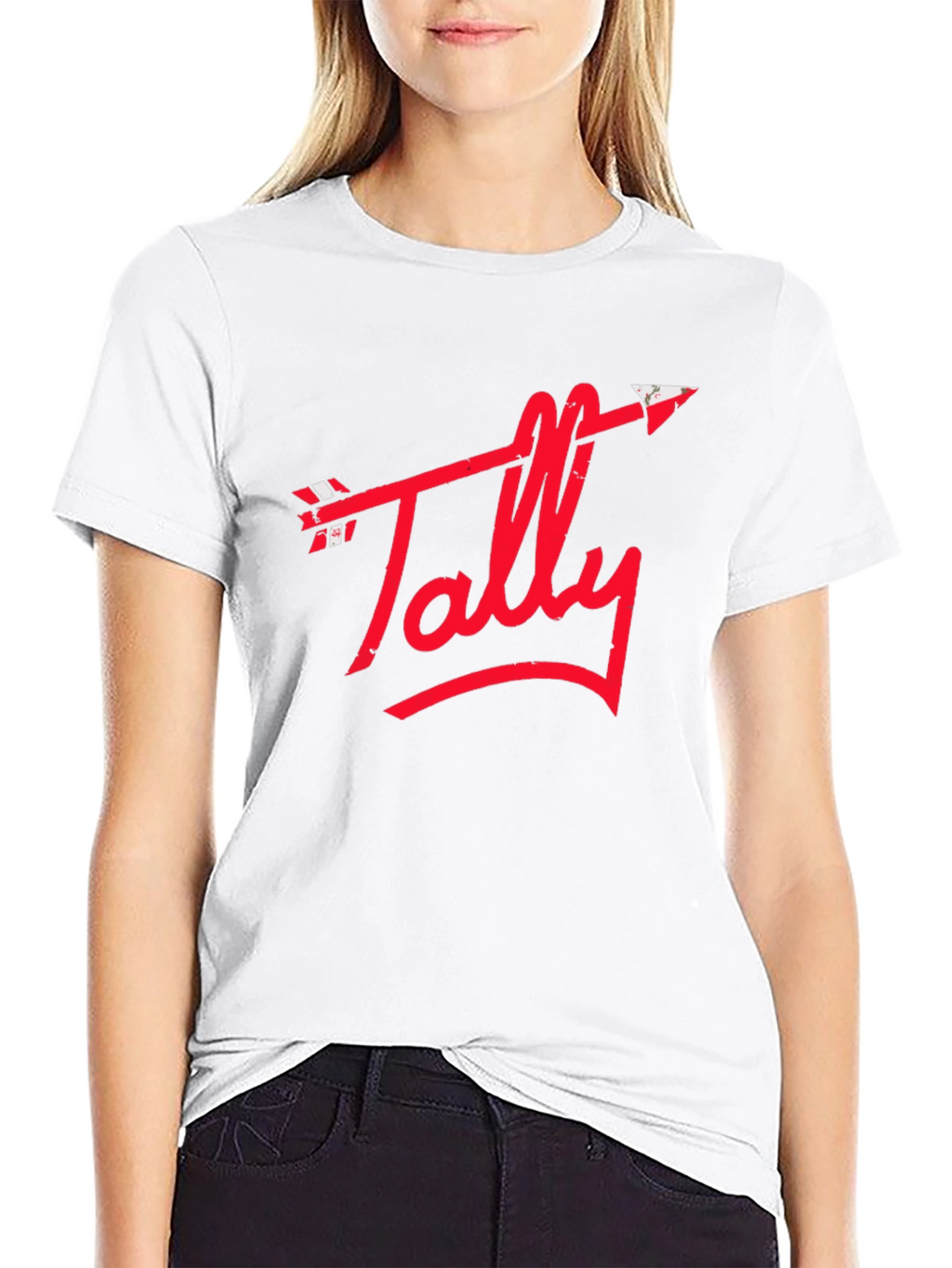 Tally Arrow Graphic Tee - Black Casual T-Shirt