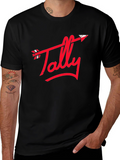 Tally Arrow Graphic Tee - Black Casual T-Shirt