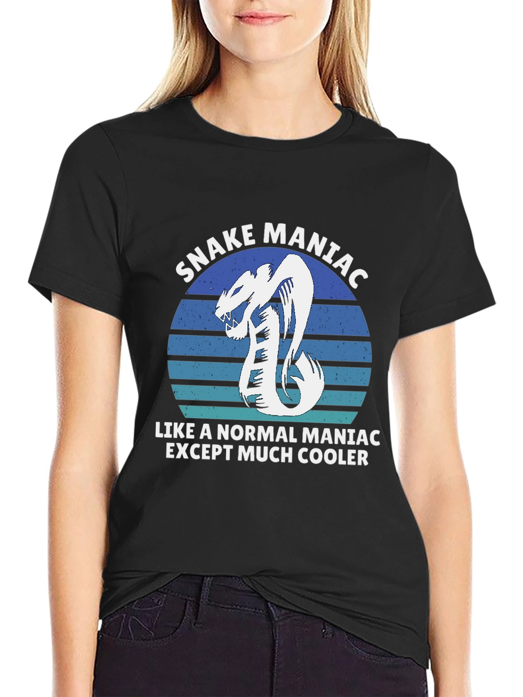 Snake Maniac Graphic T-Shirt - Cool & Unique Design