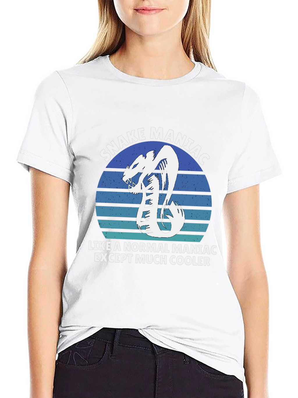 Snake Maniac Graphic T-Shirt - Cool & Unique Design