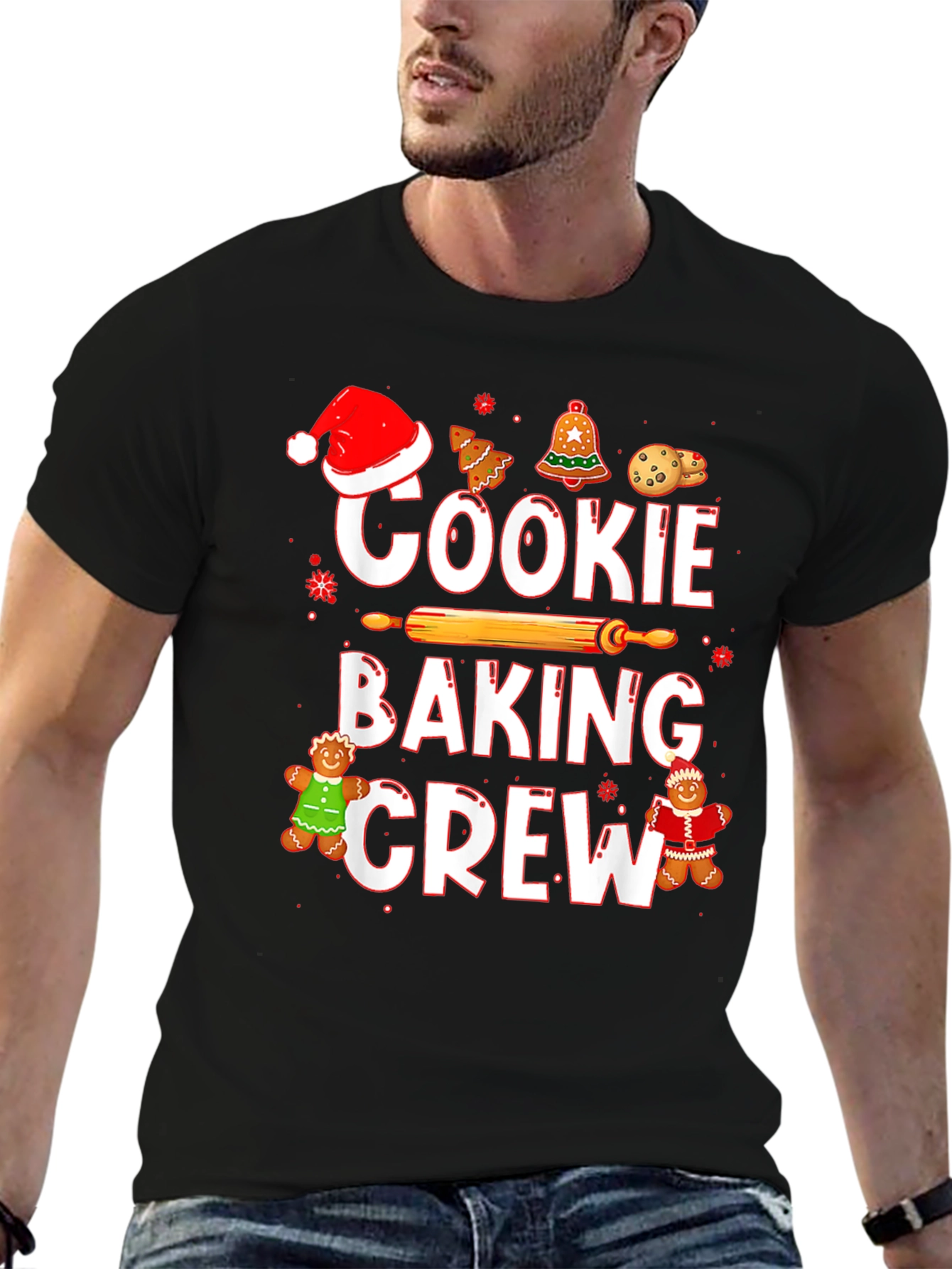 Cookie Baking Crew Christmas T-Shirt