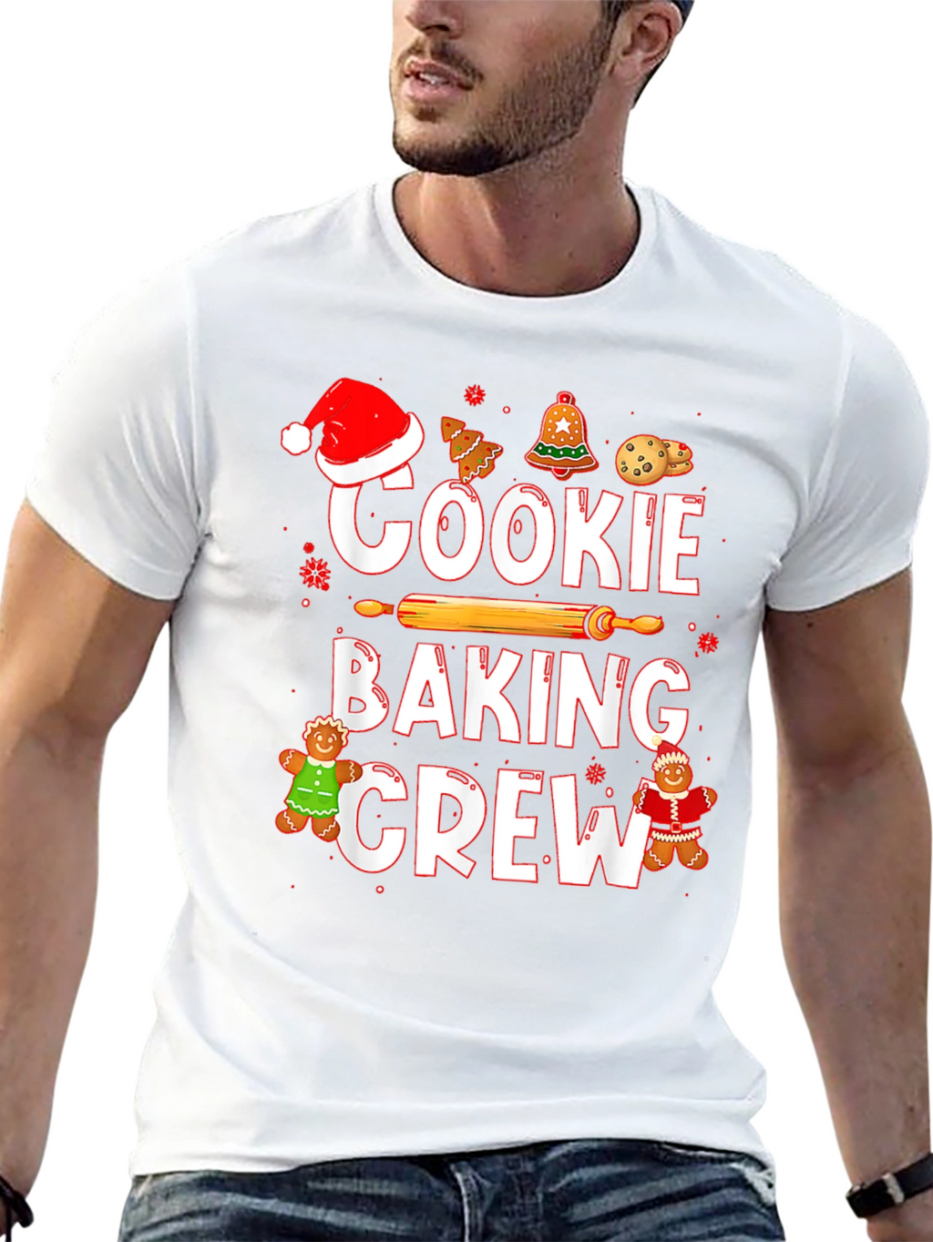 Cookie Baking Crew Christmas T-Shirt