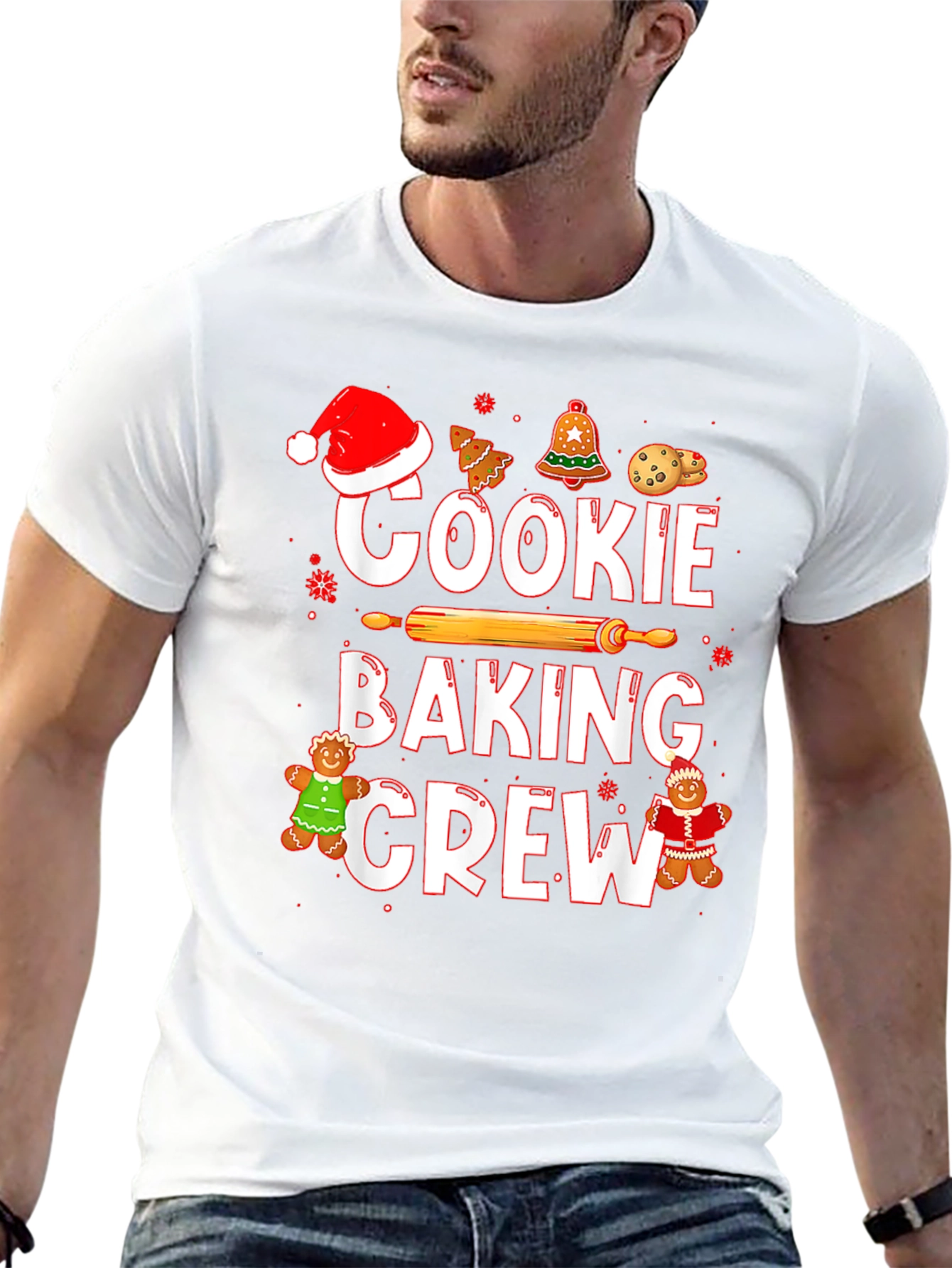 Cookie Baking Crew Christmas T-Shirt