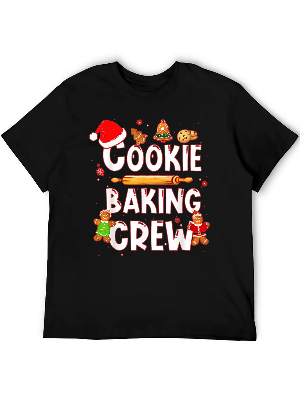 Cookie Baking Crew Christmas T-Shirt