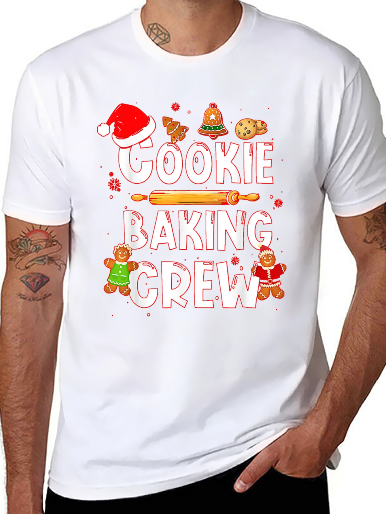 Cookie Baking Crew Christmas T-Shirt