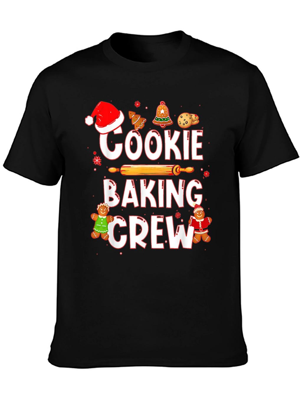 Cookie Baking Crew Christmas T-Shirt