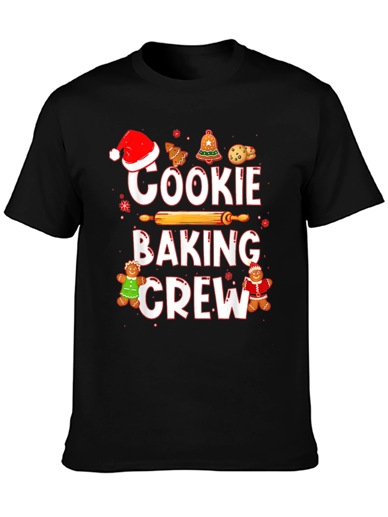 Cookie Baking Crew Christmas T-Shirt