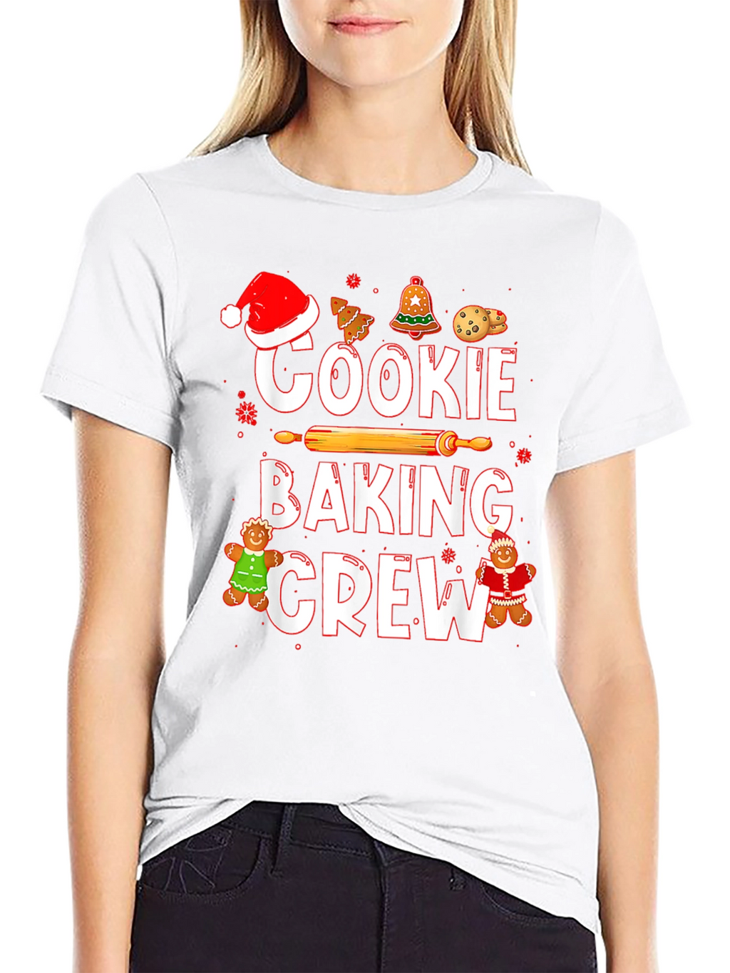 Cookie Baking Crew Christmas T-Shirt