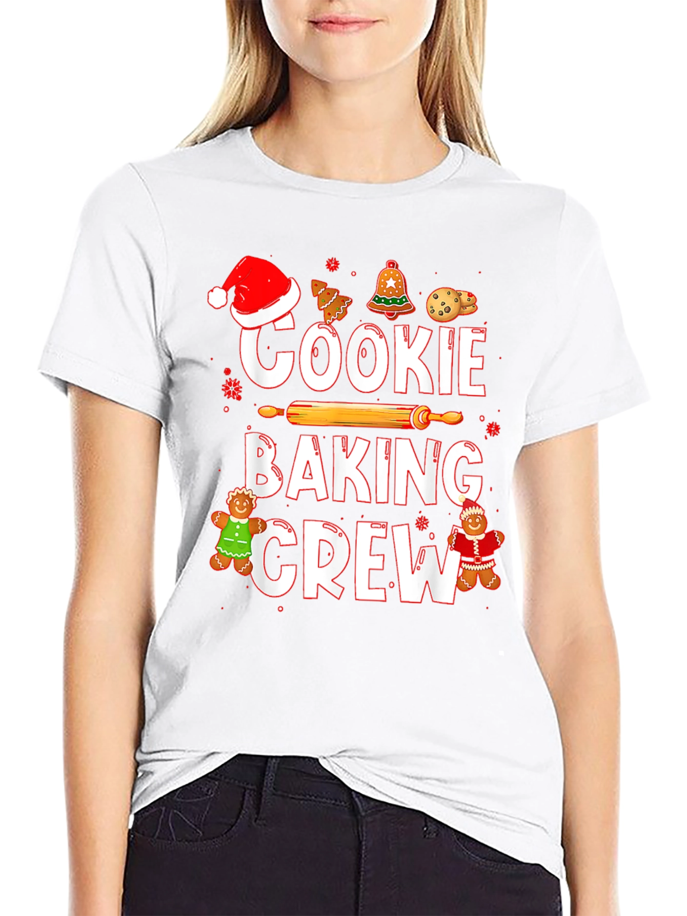 Cookie Baking Crew Christmas T-Shirt