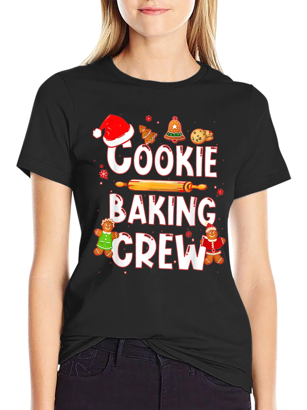 Cookie Baking Crew Christmas T-Shirt
