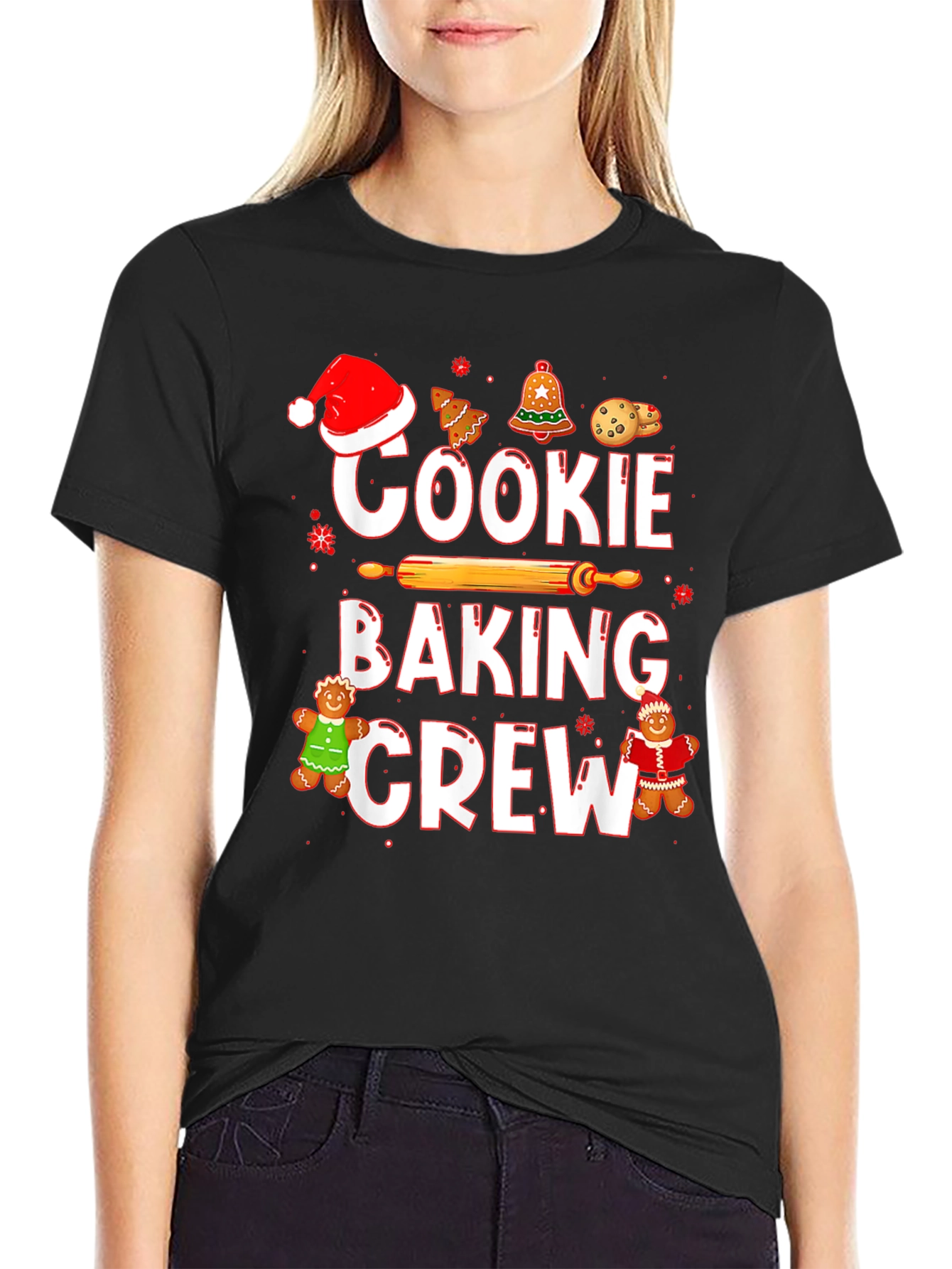 Cookie Baking Crew Christmas T-Shirt