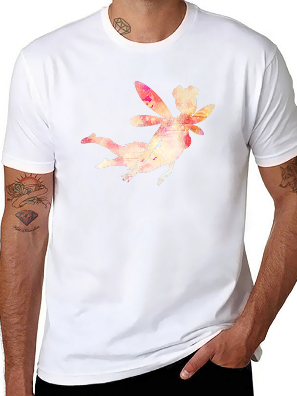 Fairy Silhouette Graphic T-Shirt - Soft Cotton Tee