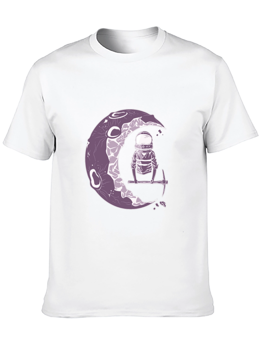 Lunar Miner Graphic Tee - Premium Comfort