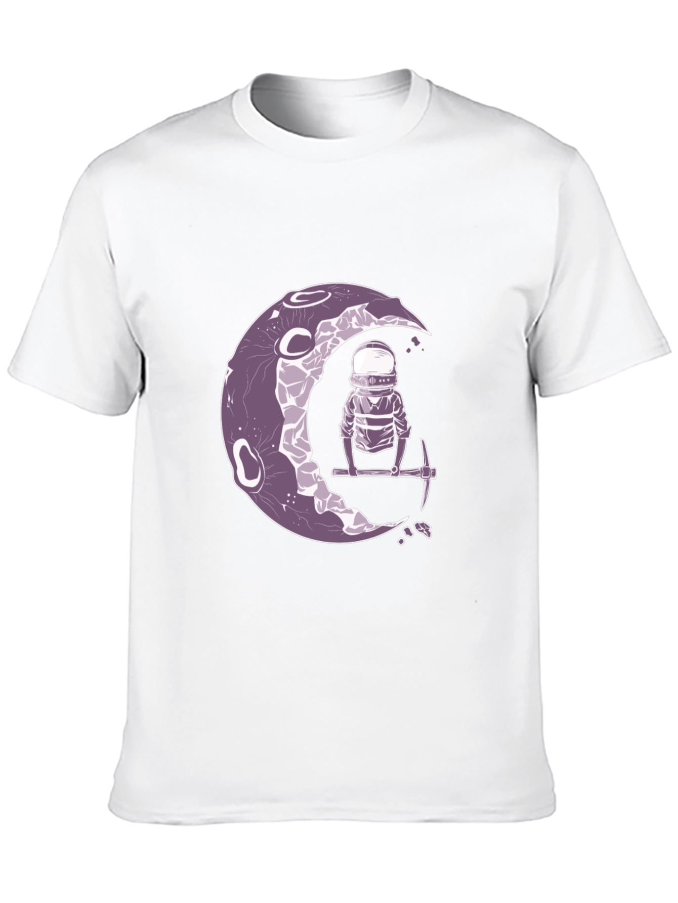 Lunar Miner Graphic Tee - Premium Comfort