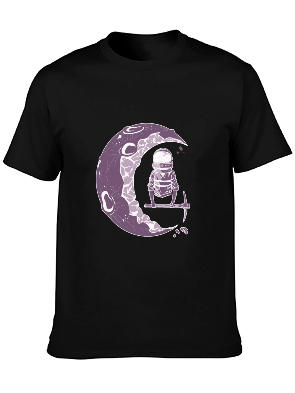 Lunar Miner Graphic Tee - Premium Comfort