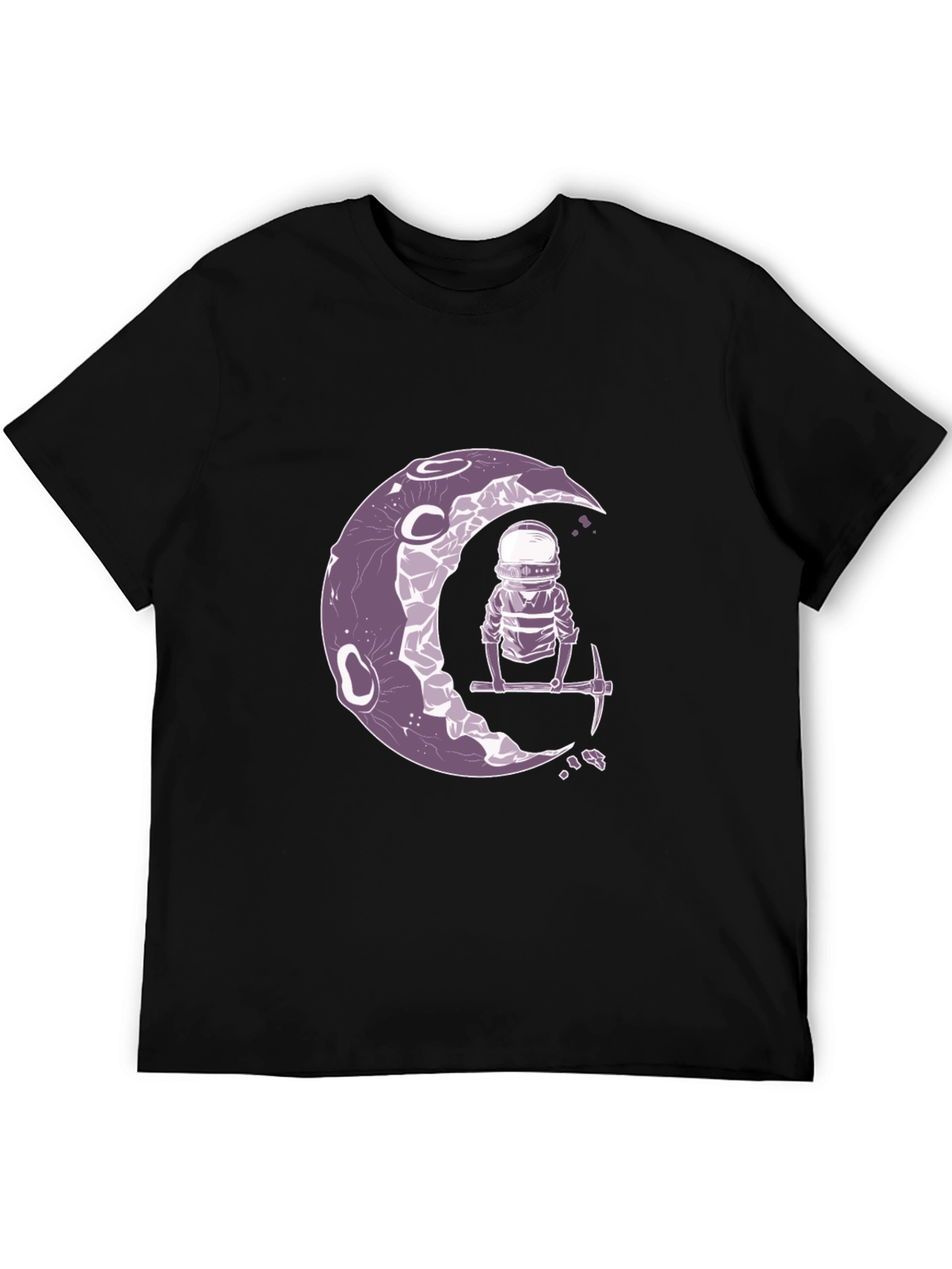 Lunar Miner Graphic Tee - Premium Comfort