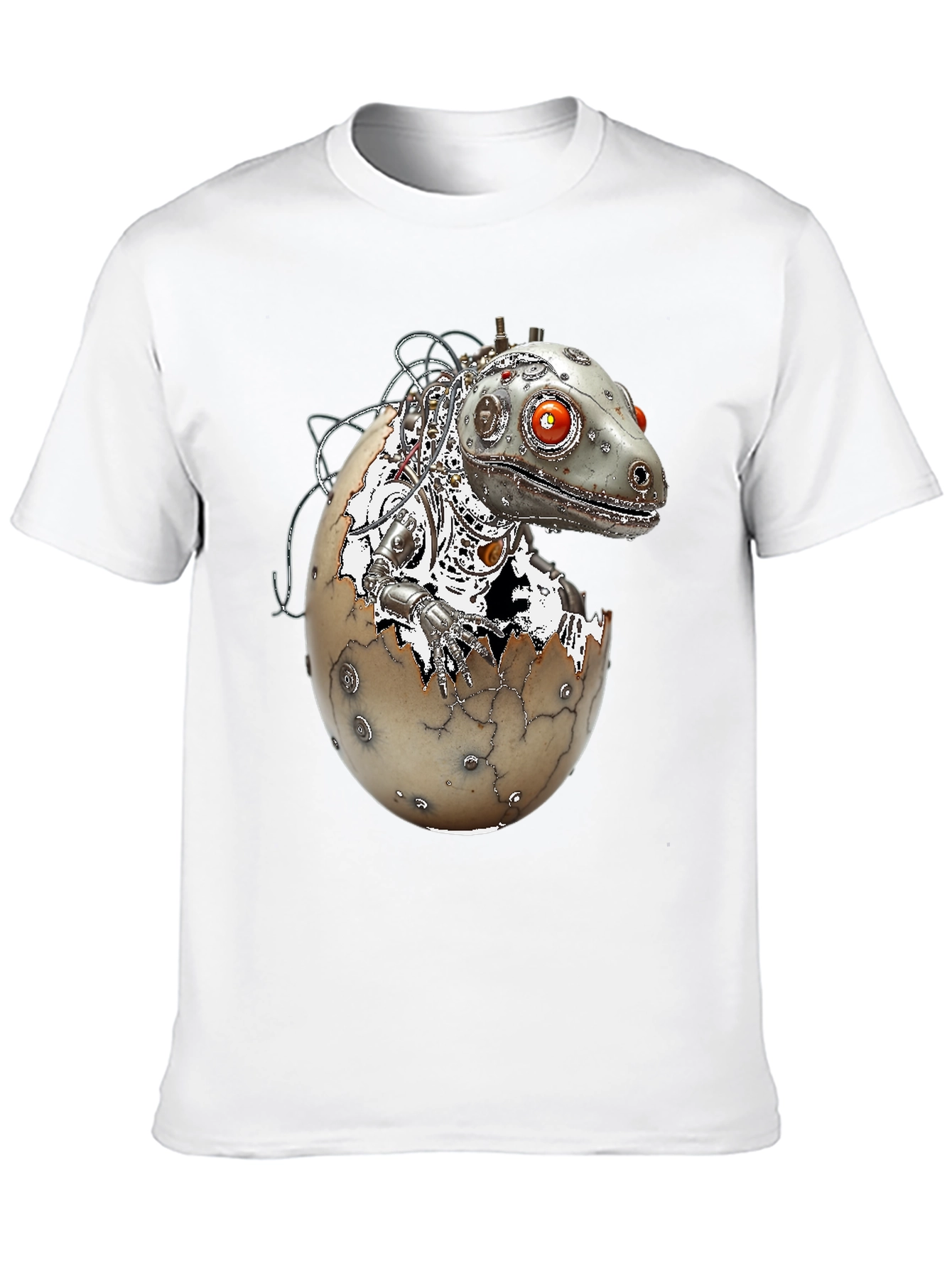 Robot Dinosaur Hatching T-Shirt