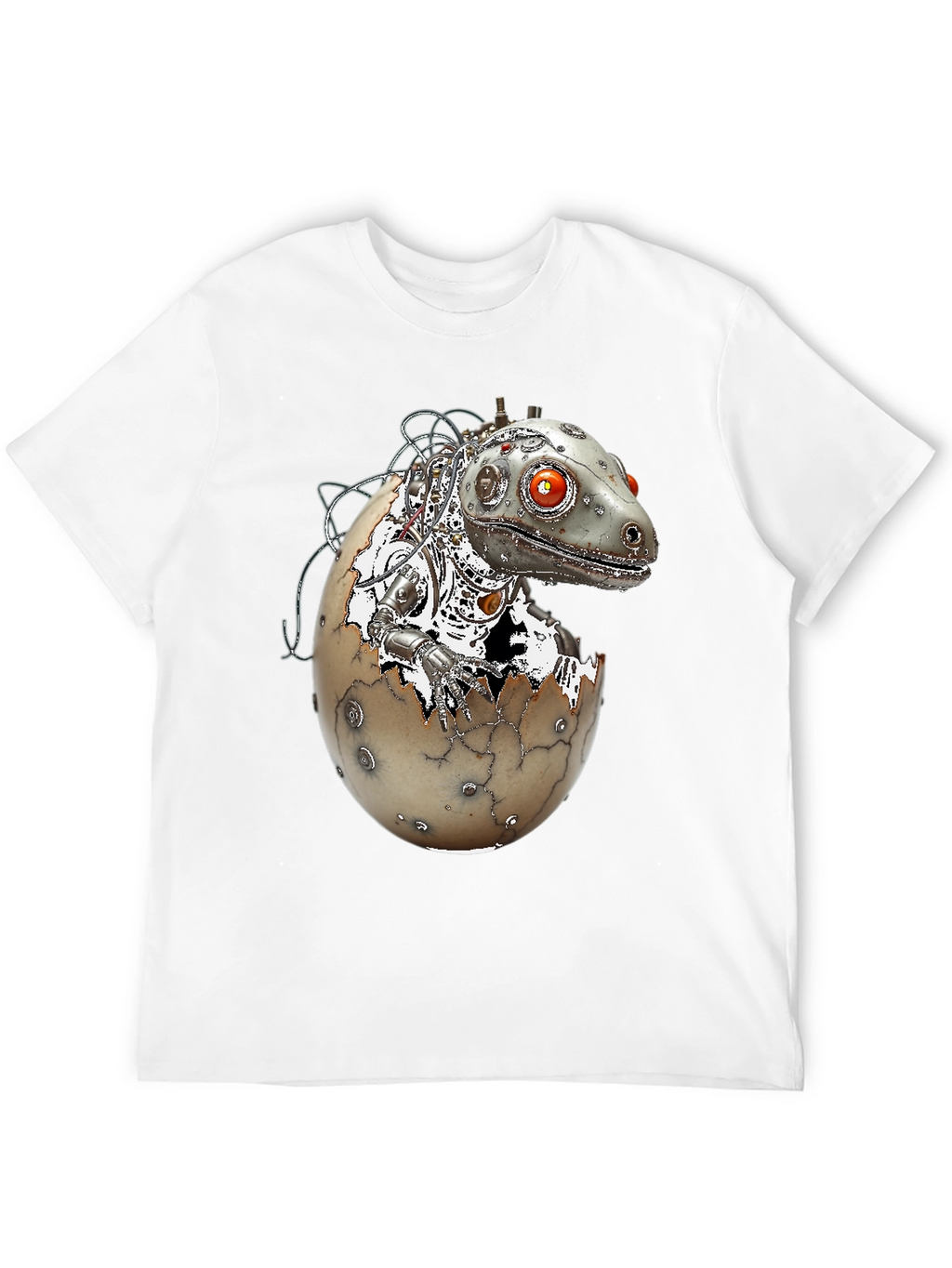Robot Dinosaur Hatching T-Shirt