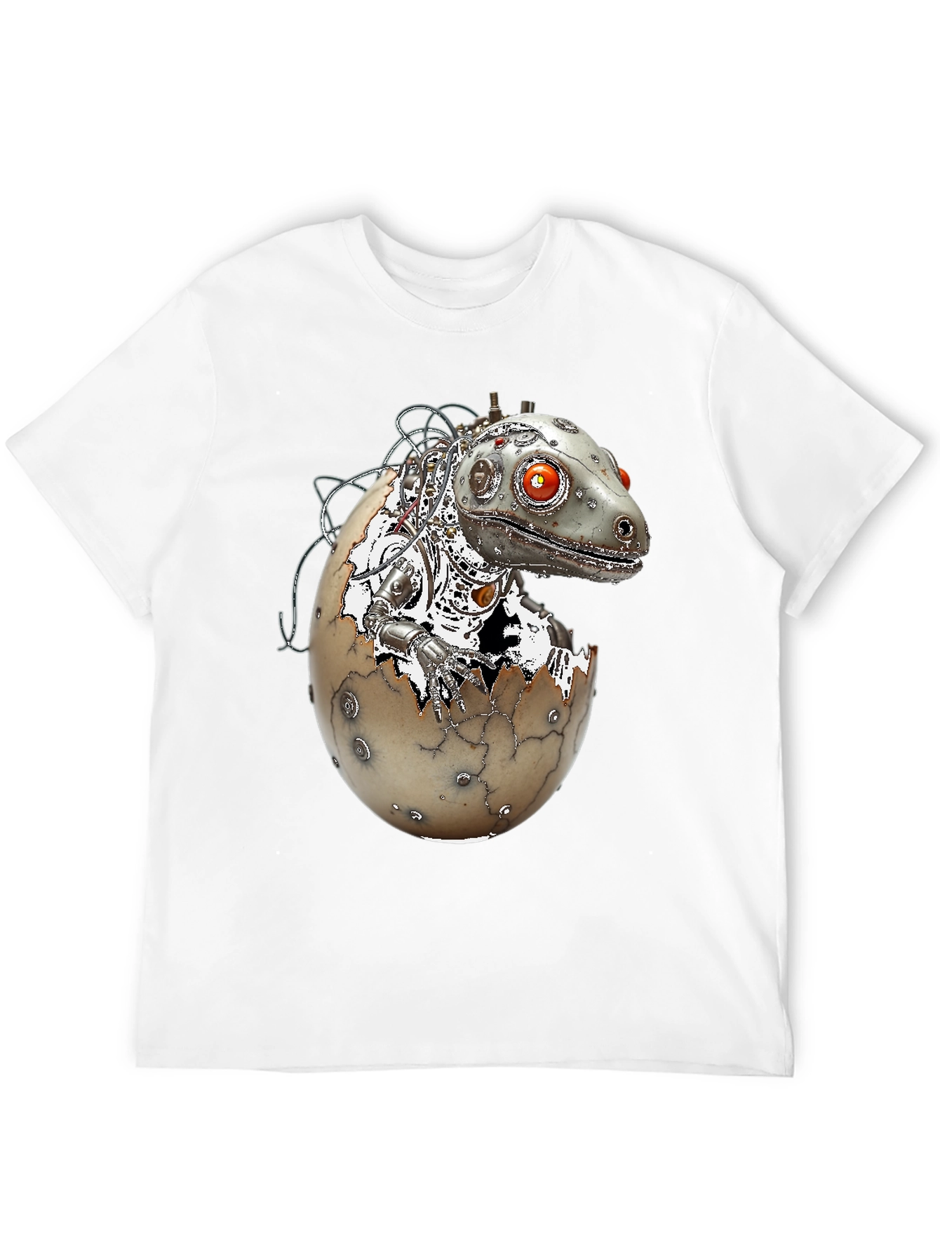 Robot Dinosaur Hatching T-Shirt