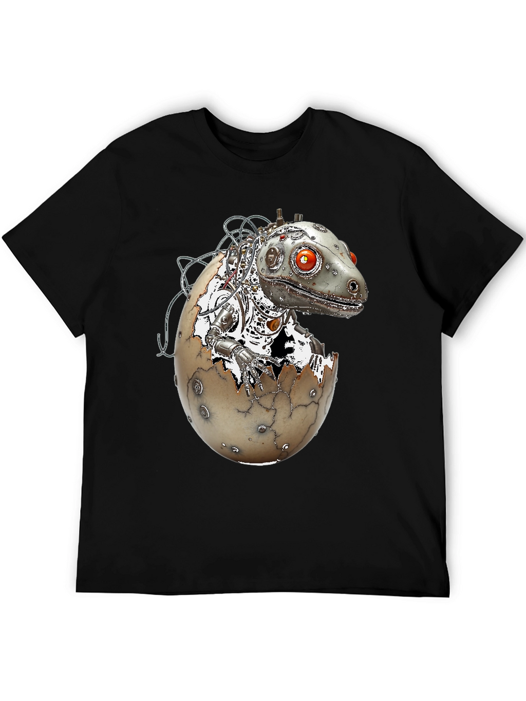 Robot Dinosaur Hatching T-Shirt