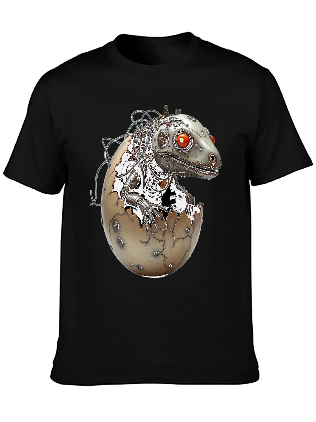 Robot Dinosaur Hatching T-Shirt