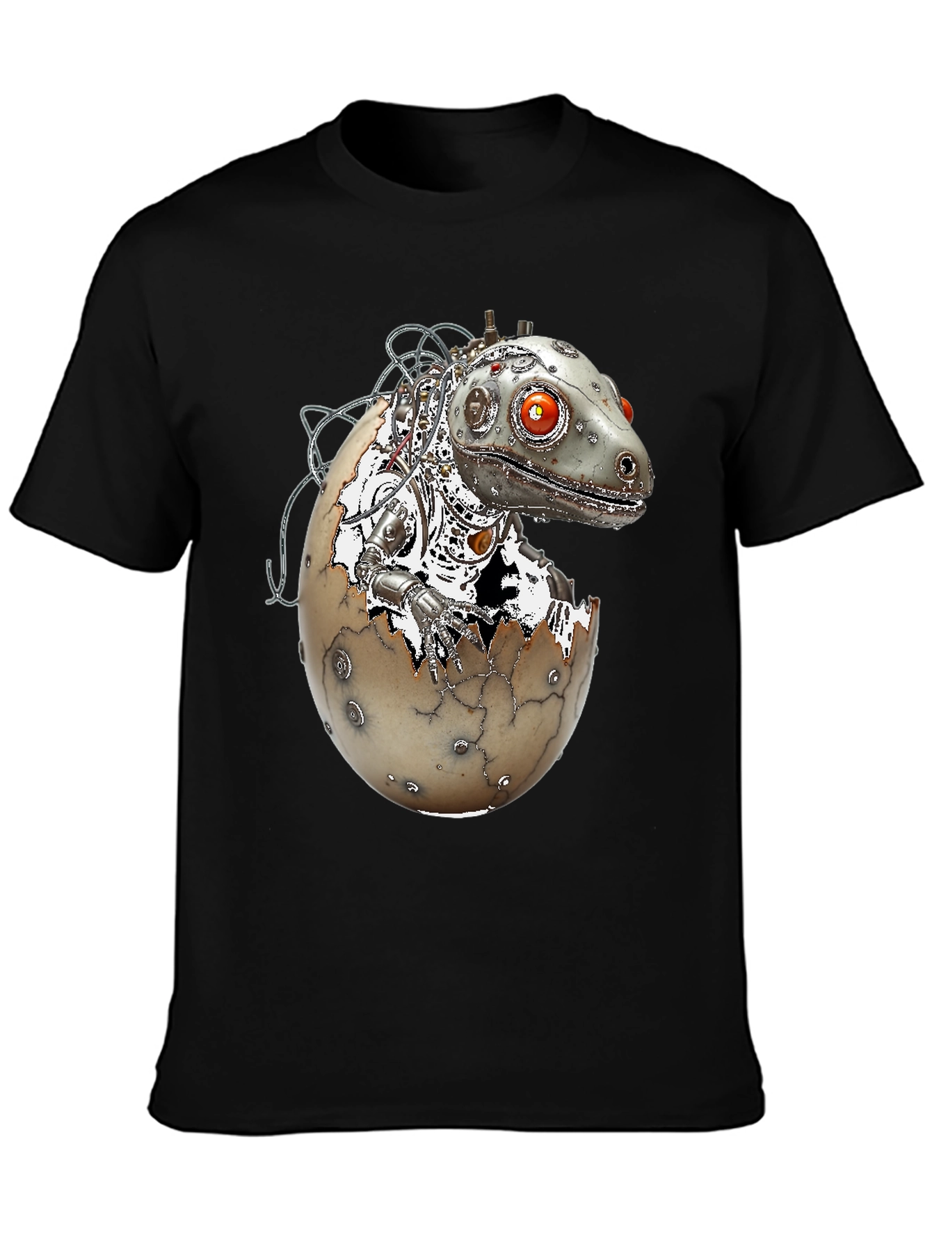 Robot Dinosaur Hatching T-Shirt
