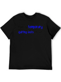 Motivational Pain is Temporary Black T-Shirt