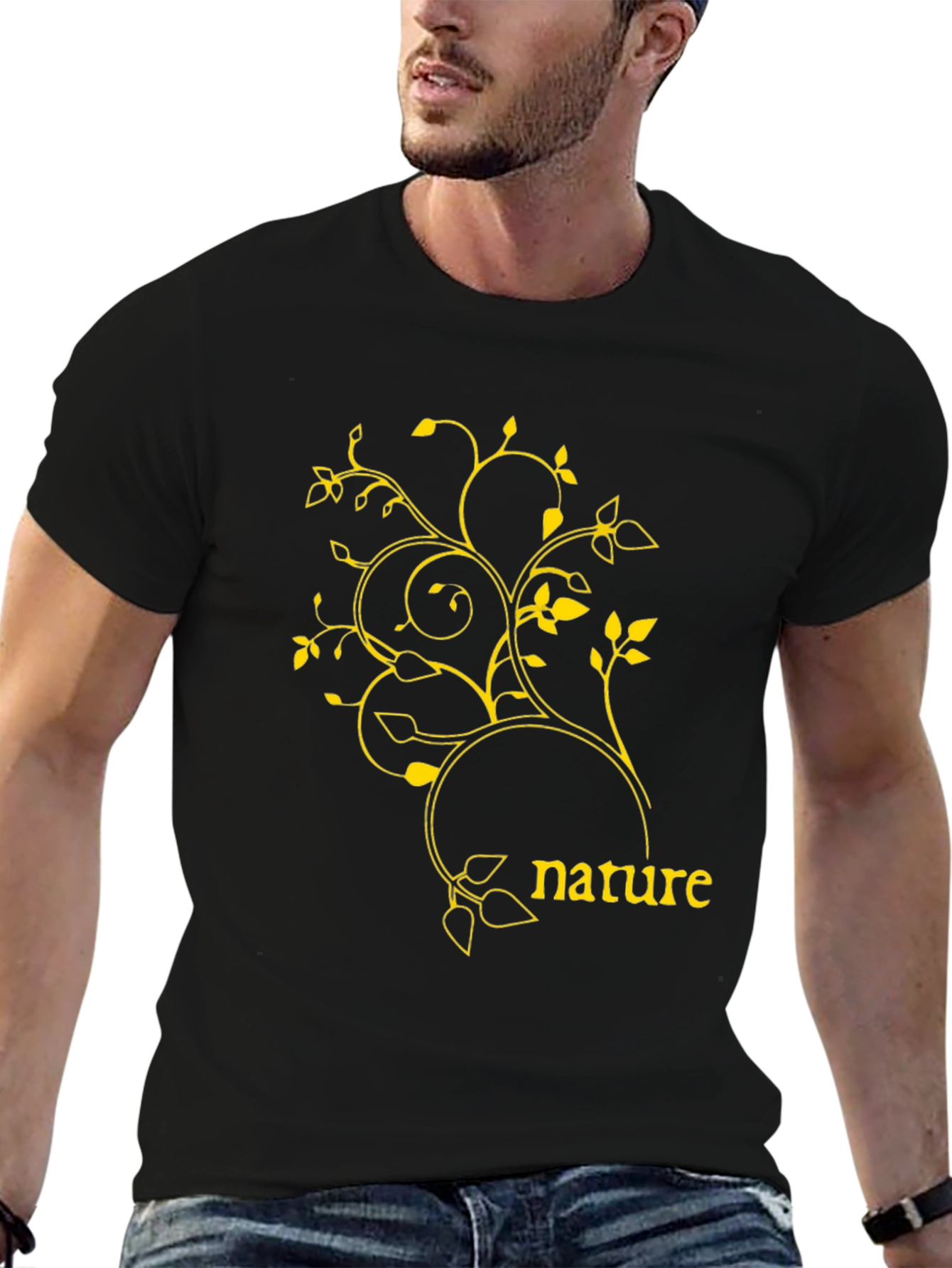 Nature Graphic T-Shirt -  Stylish Eco-Friendly Design