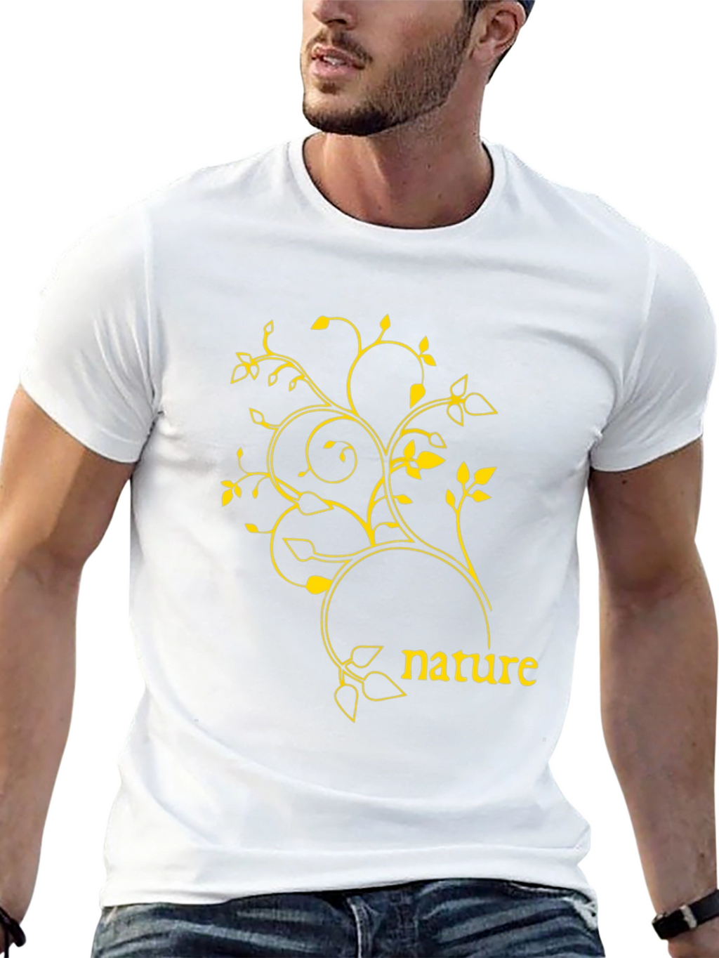 Nature Graphic T-Shirt -  Stylish Eco-Friendly Design
