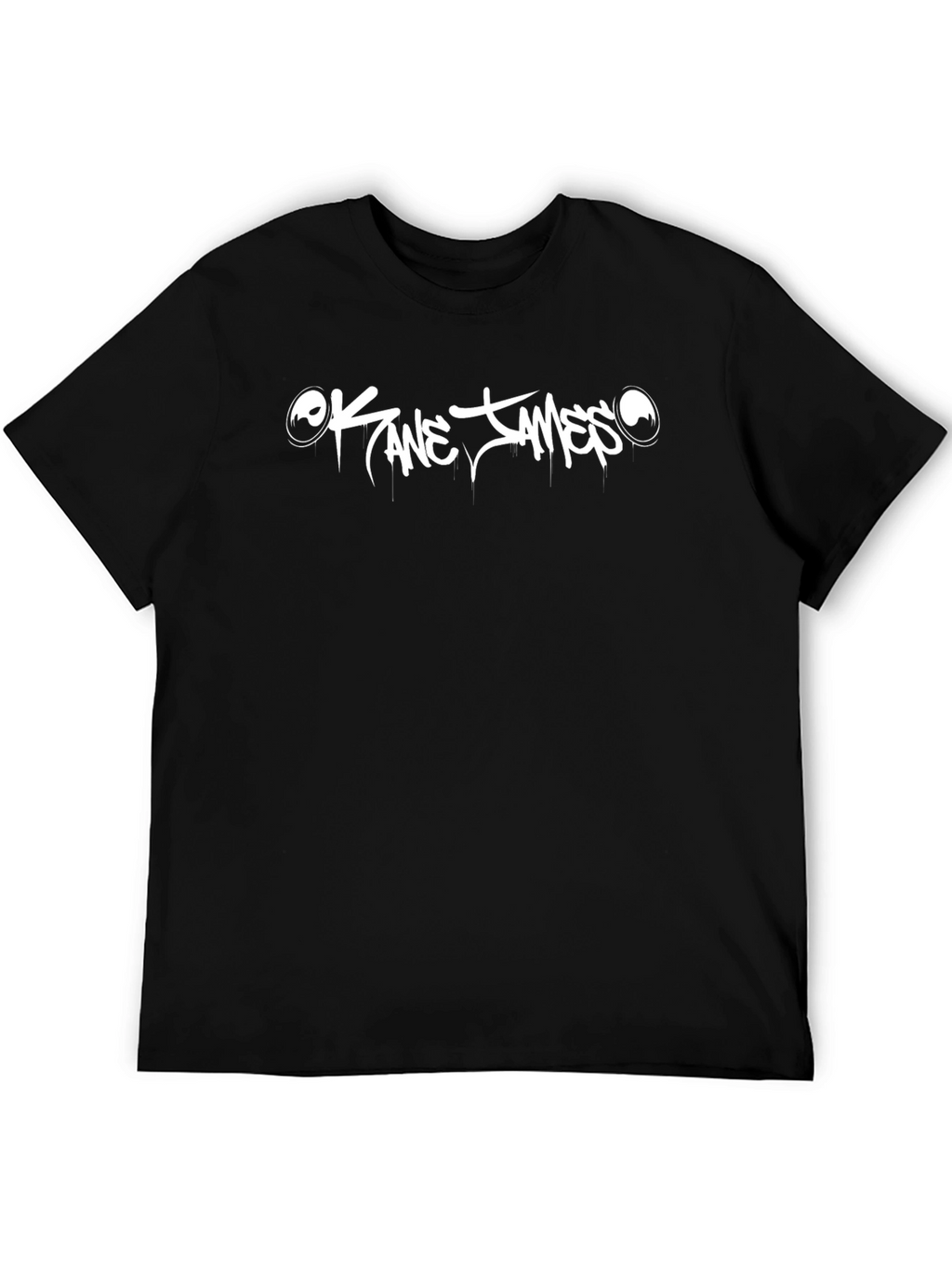 Kane James Graphic Black T-Shirt