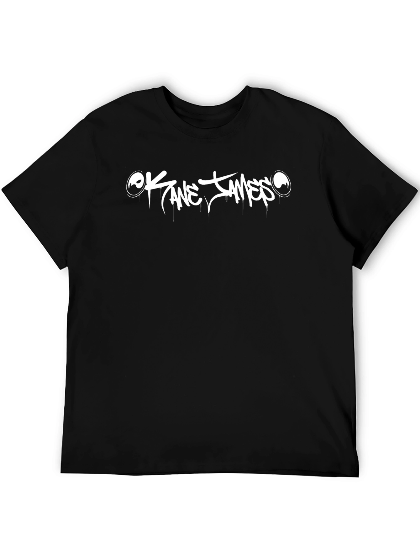 Kane James Graphic Black T-Shirt