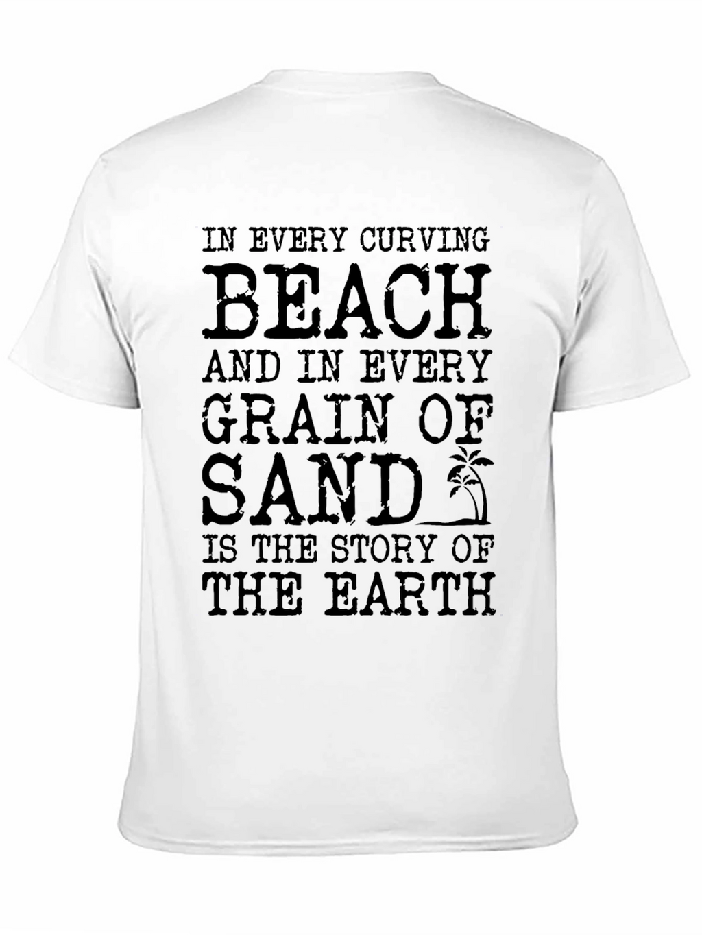 Beach and Sand Story Graphic T-Shirt