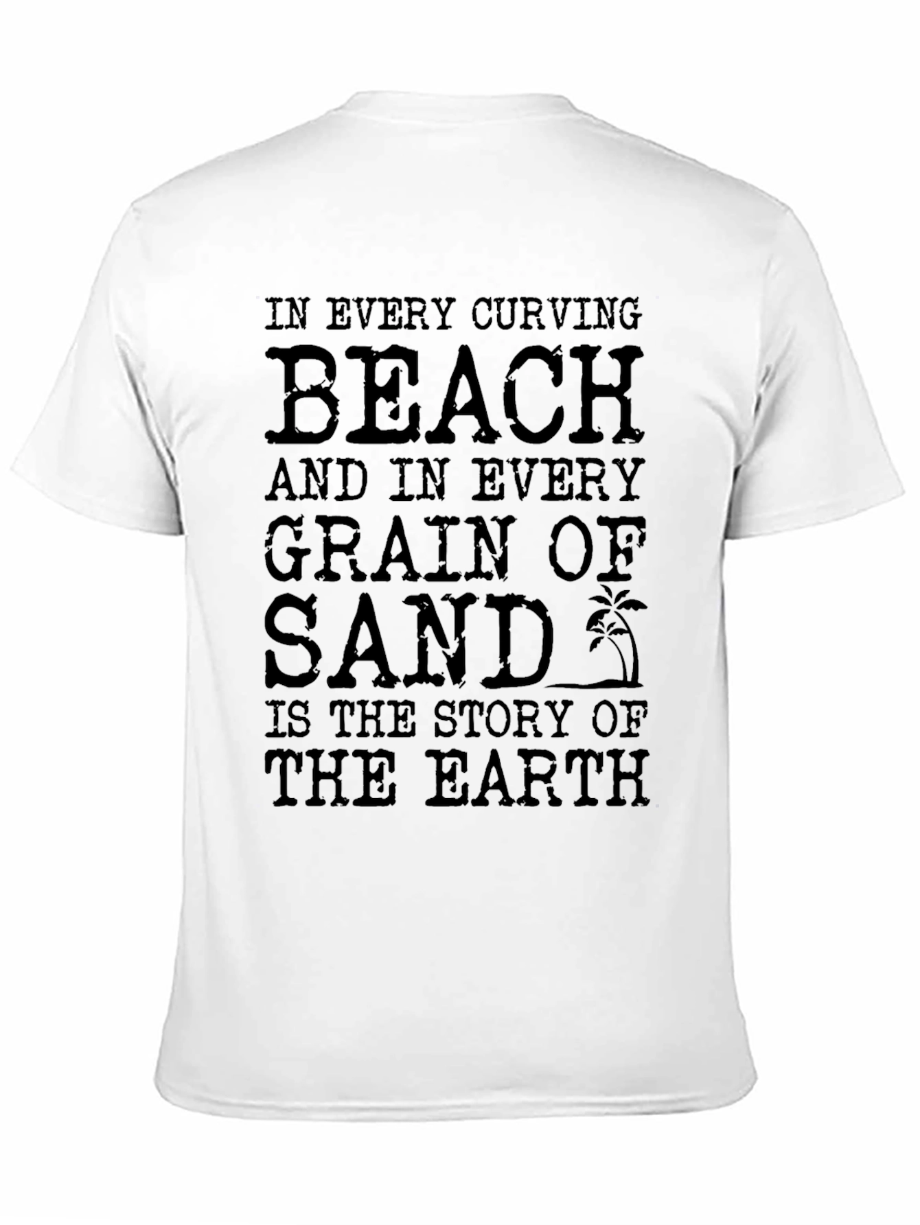 Beach and Sand Story Graphic T-Shirt