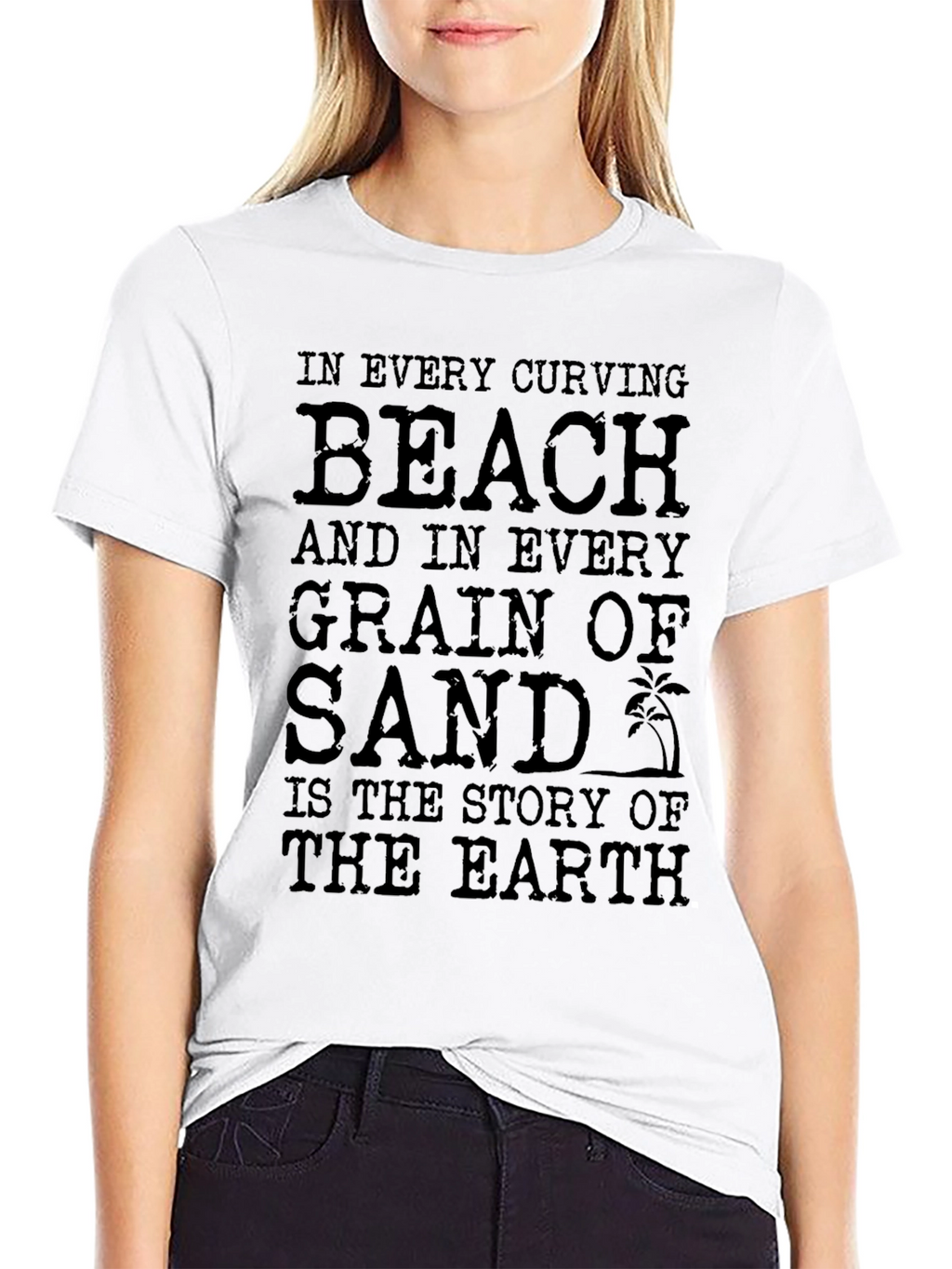 Beach and Sand Story Graphic T-Shirt