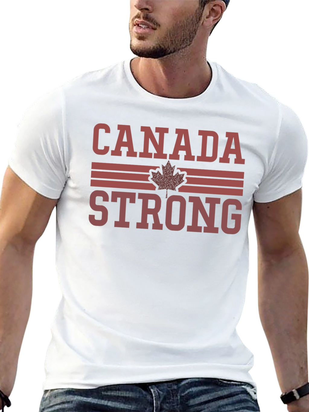 Canada Strong Graphic Tee - Black T-Shirt
