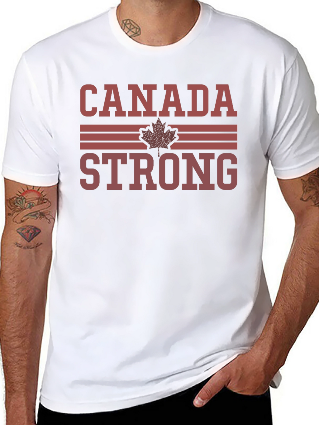 Canada Strong Graphic Tee - Black T-Shirt