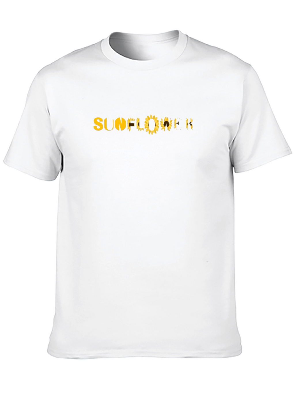Sunflower Graphic Print Crew Neck T-Shirt
