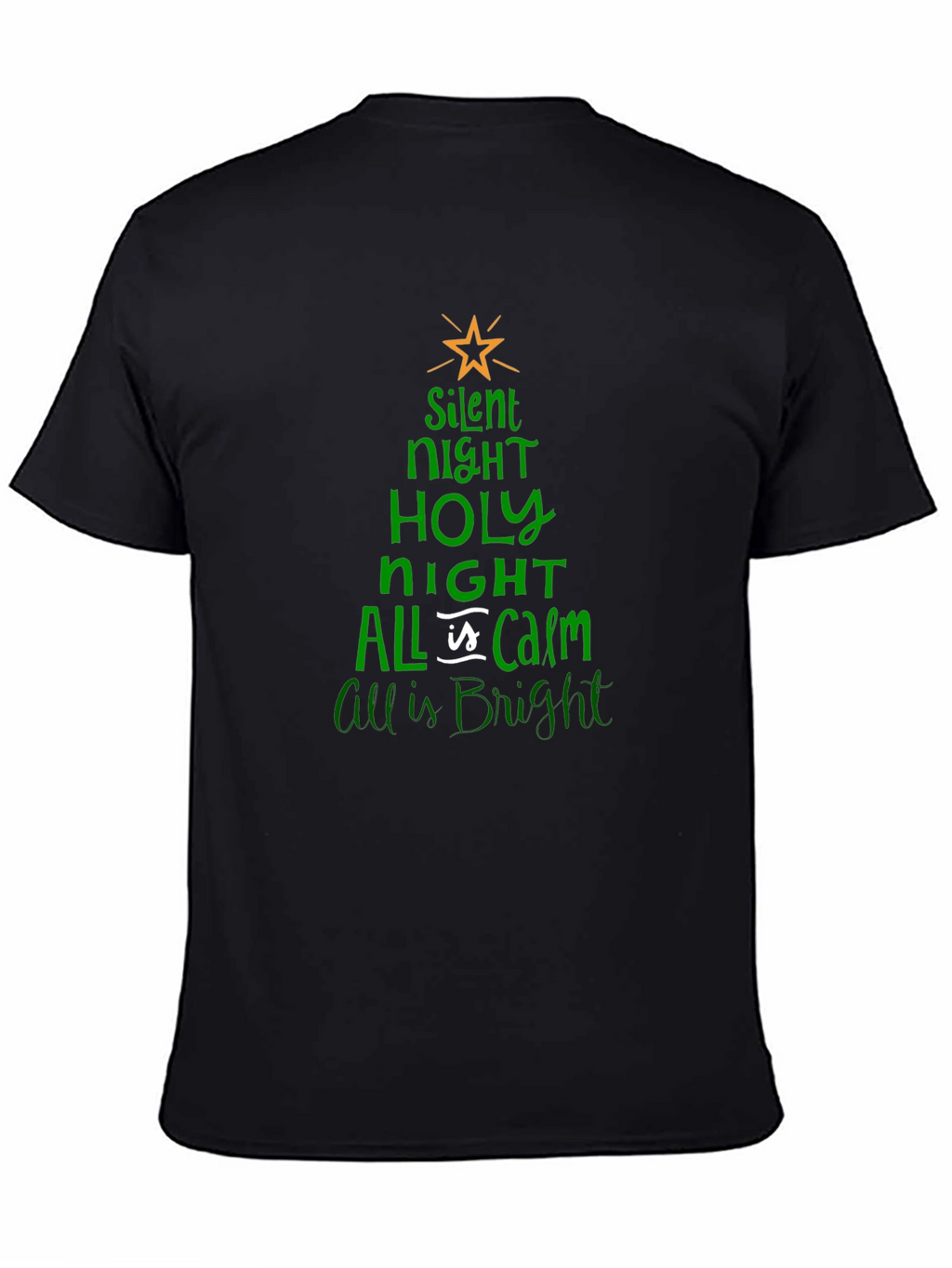 Silent Night Christmas Tree T-Shirt