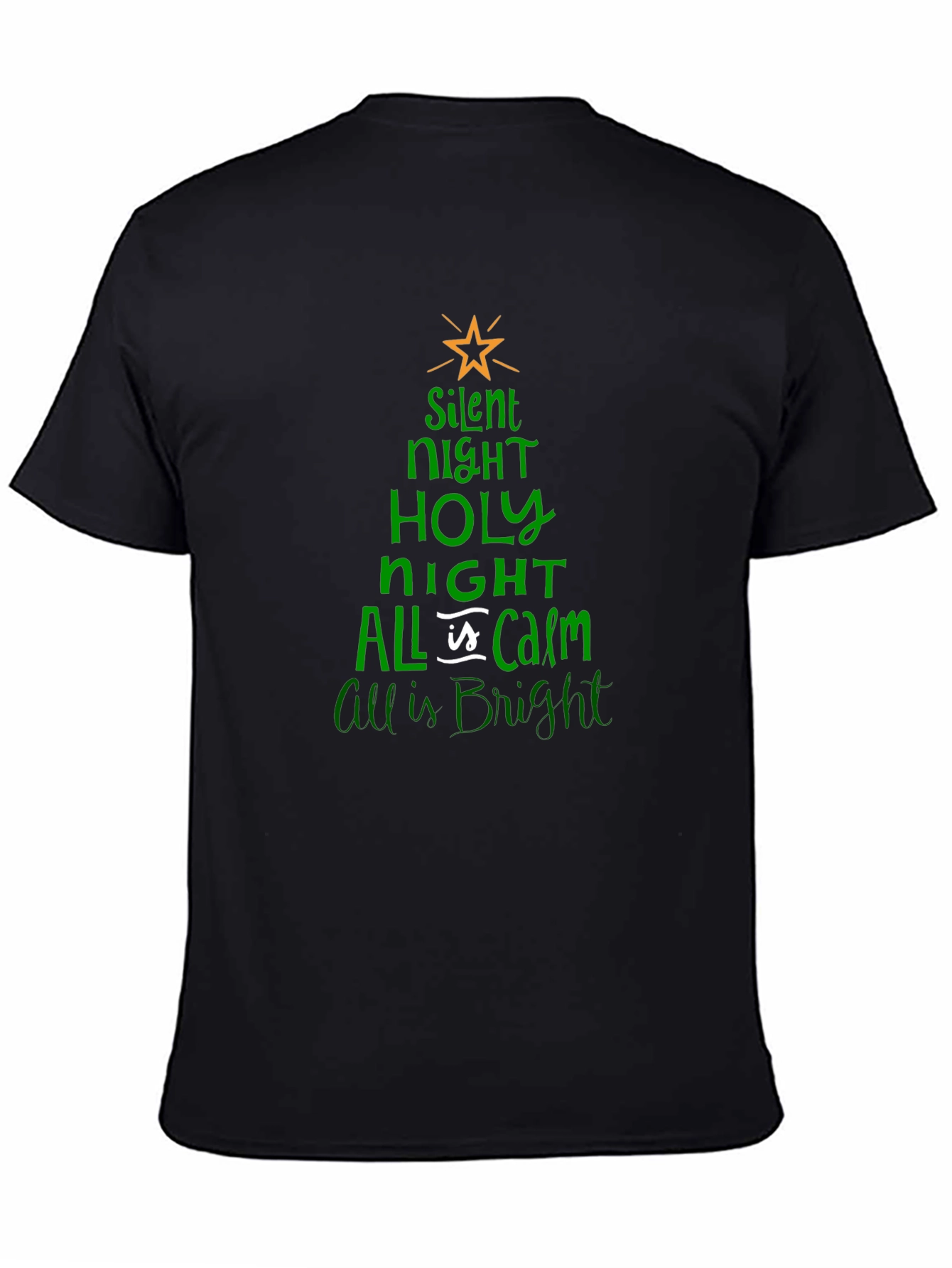 Silent Night Christmas Tree T-Shirt