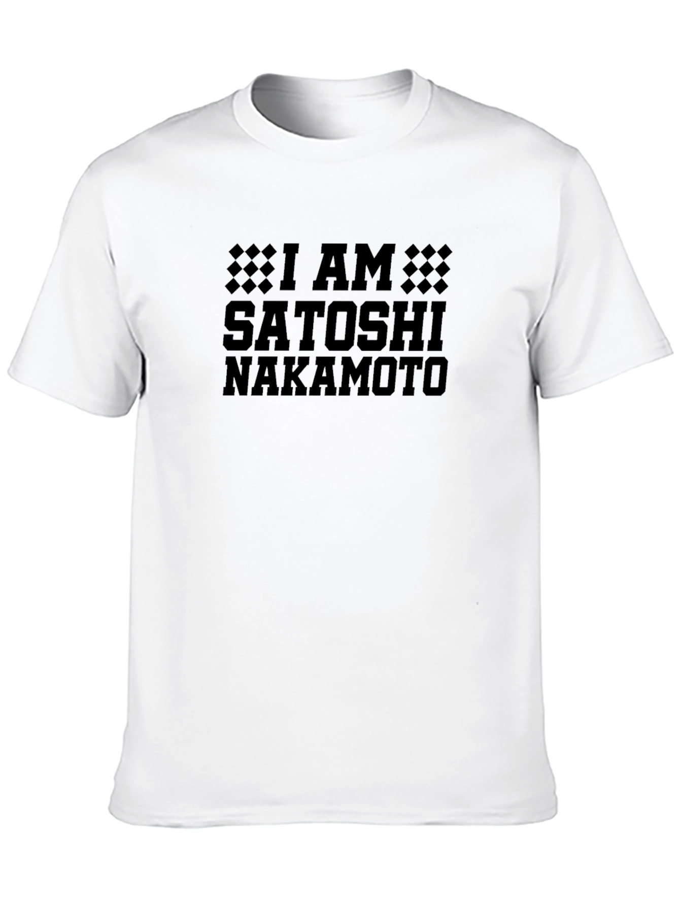 I Am Satoshi Nakamoto Black T-Shirt