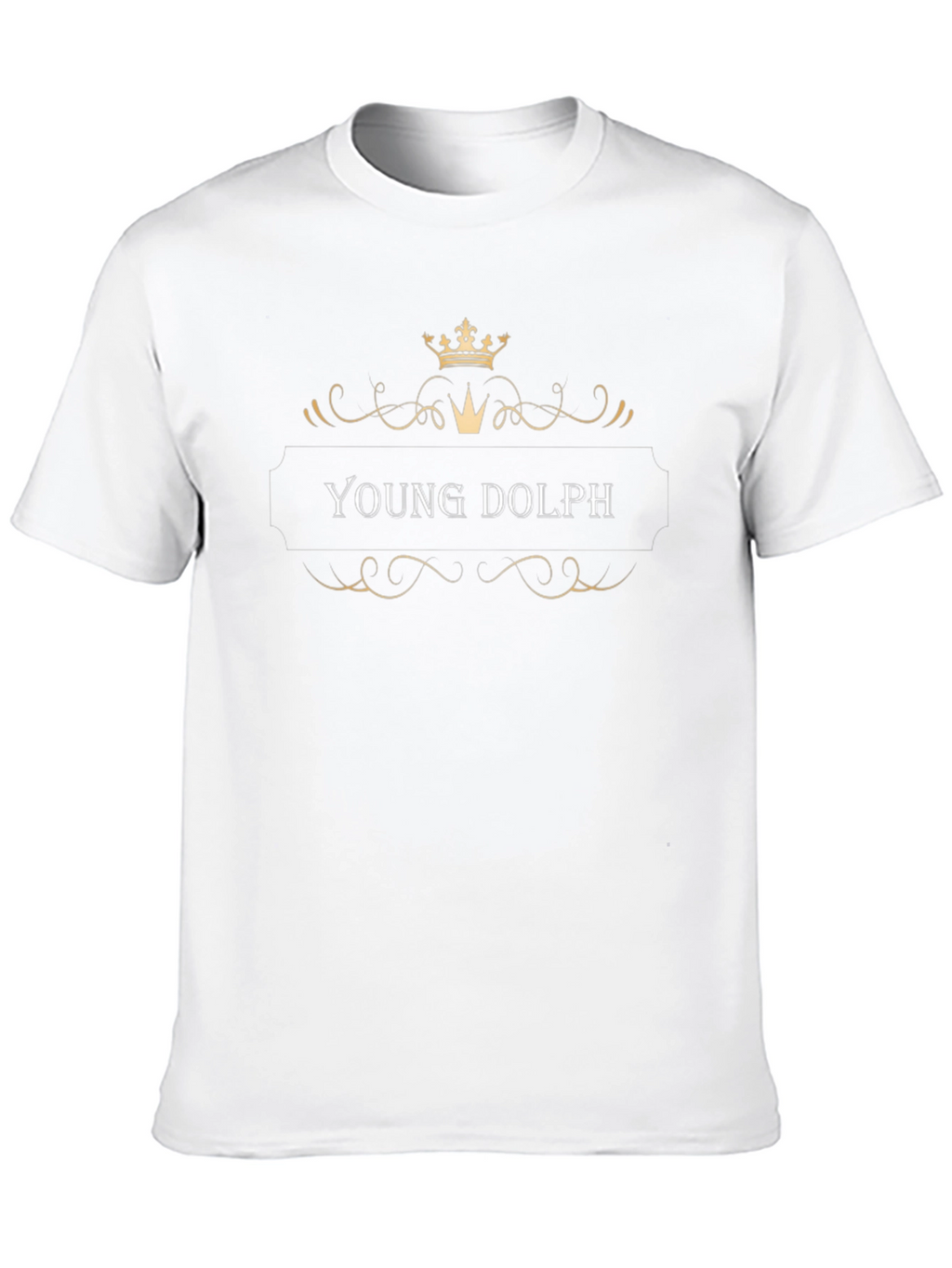 Young Dolph Crown Graphic Black T-Shirt