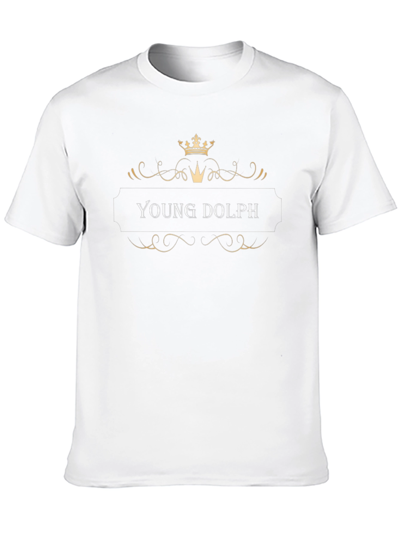 Young Dolph Crown Graphic Black T-Shirt