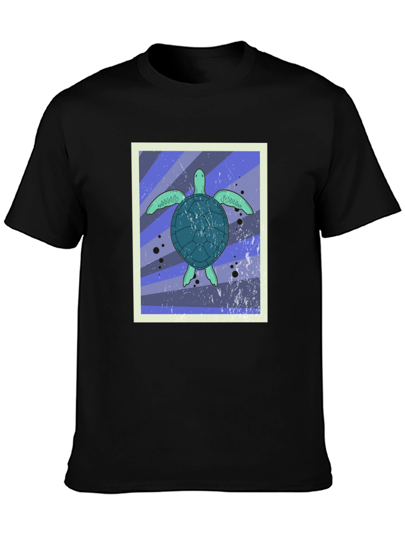 Turtle Graphic Tee - Vintage Style