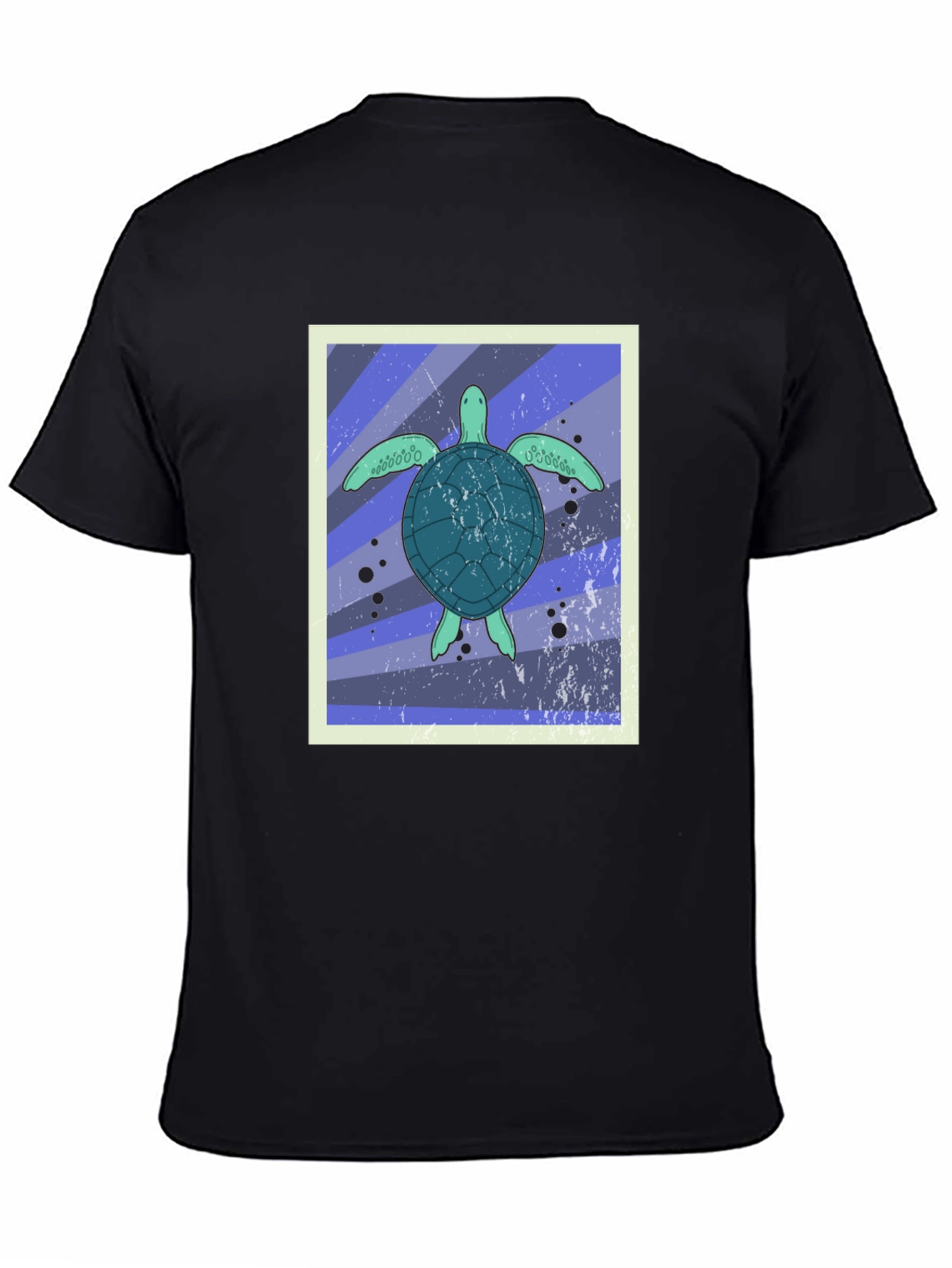 Turtle Graphic Tee - Vintage Style