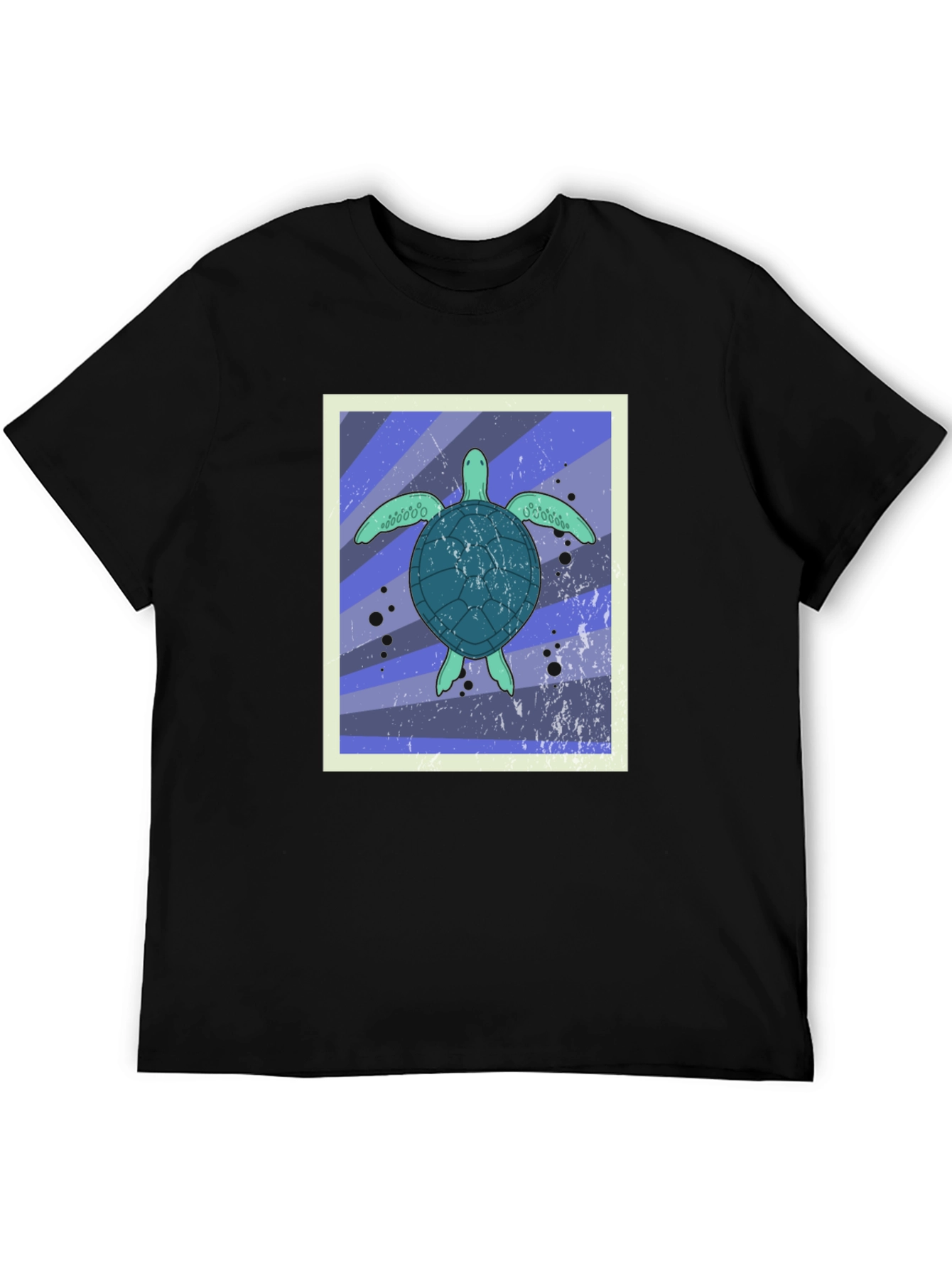 Turtle Graphic Tee - Vintage Style